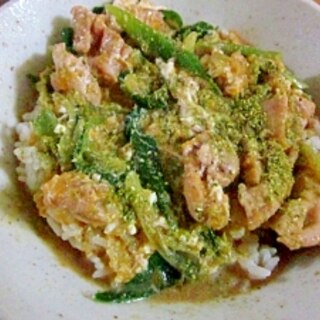 山椒がたっぷり♪親子丼